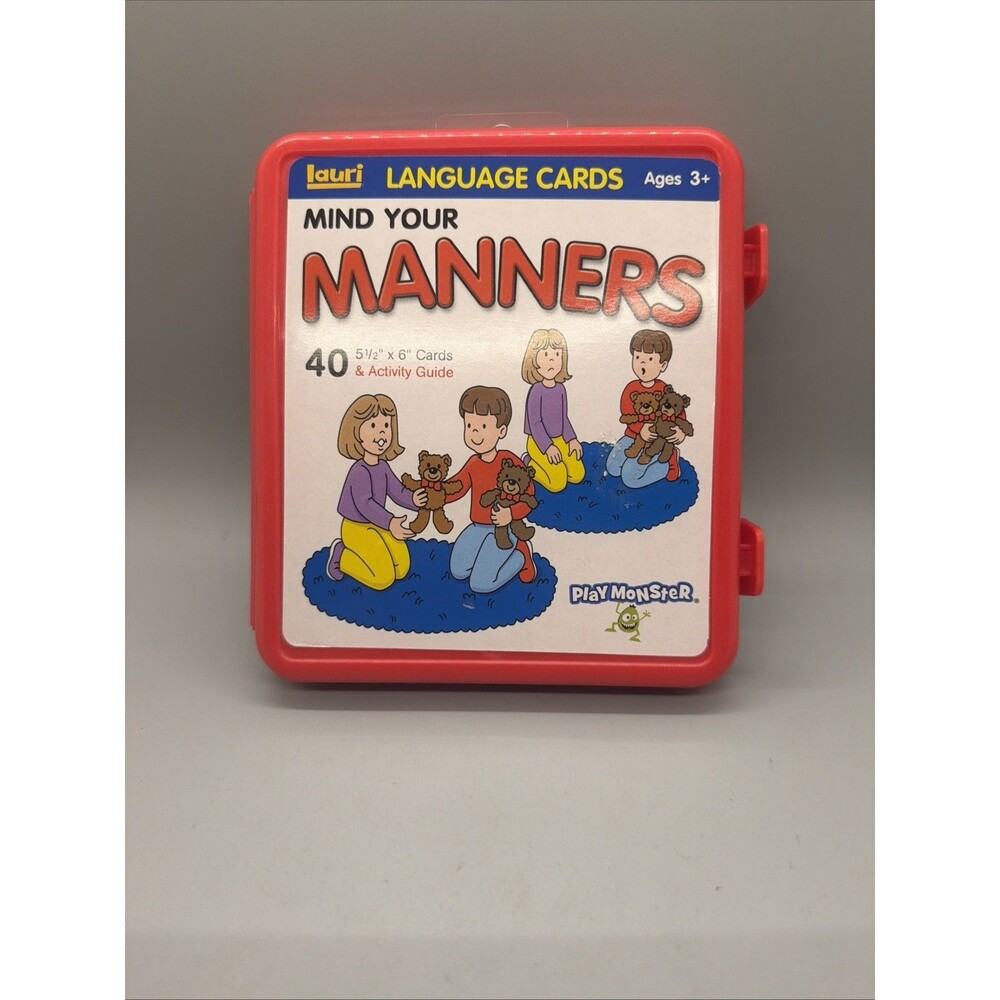 Lauri Language Cards Ages 3+ Photo Actions & mind your manners Play Monster